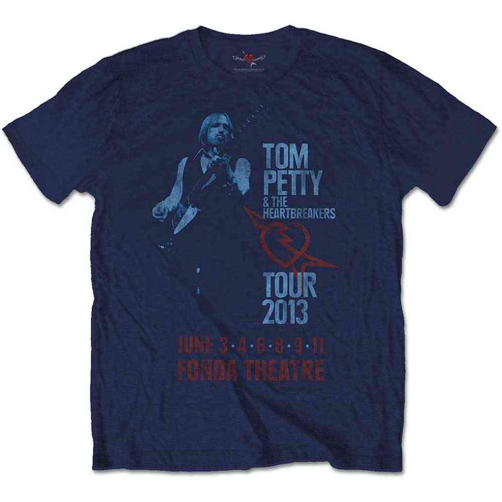 Tom Petty - Fonda Theatre Tshirt Homme - Bleu